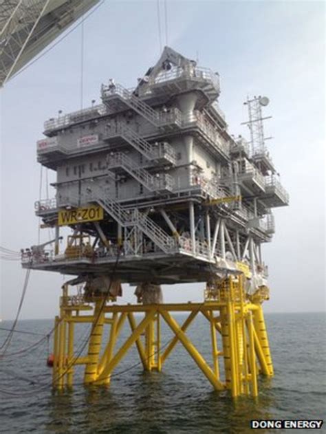 Offshore Substation Built At Westermost Rough Wind Farm Site Bbc News