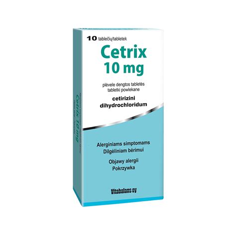 Cetrix 10 mg - Vitabalans Oy