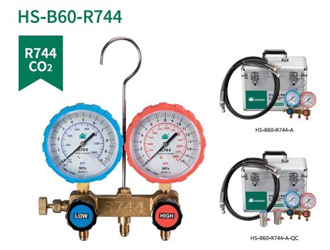 Pressure Test Manifold Gauge Set Hs B60 R744 For R744 With R744 Quick