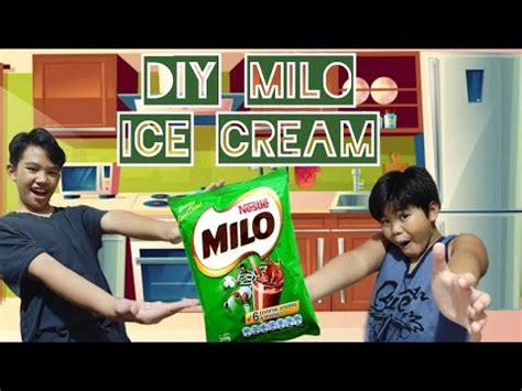 DIY Milo Ice Cream YouTube