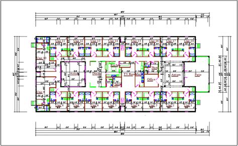 Commercial Building Plan Layout Details Dwg File
