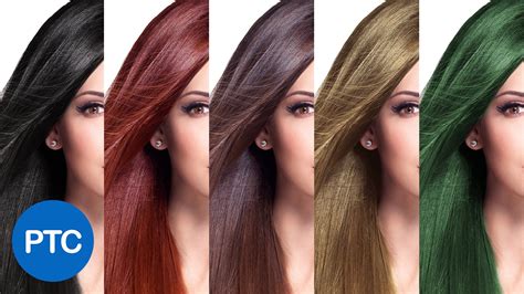 Find and achieve your perfect shade of black hair achieve the exact shade of black hair you crave from soft, natural black to jet black and darker. How To Change Hair Color In Photoshop - Including Black ...