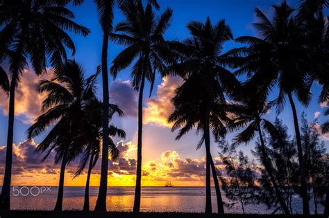 🇨🇰 Sunset Colors Aitutaki Cook Islands By Marco Pompeo Photography