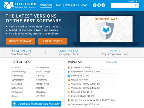If you have a new phone, tablet or computer, you're probably looking to download some new apps to make the most of your new technology. Top 25 Best Software Download Sites to Download Free Software