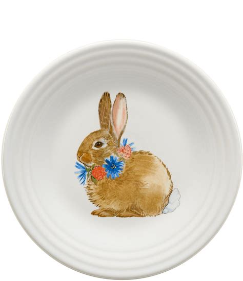 Fiesta Breezy Floral Collection Bunny 9 Luncheon Plate Dillards