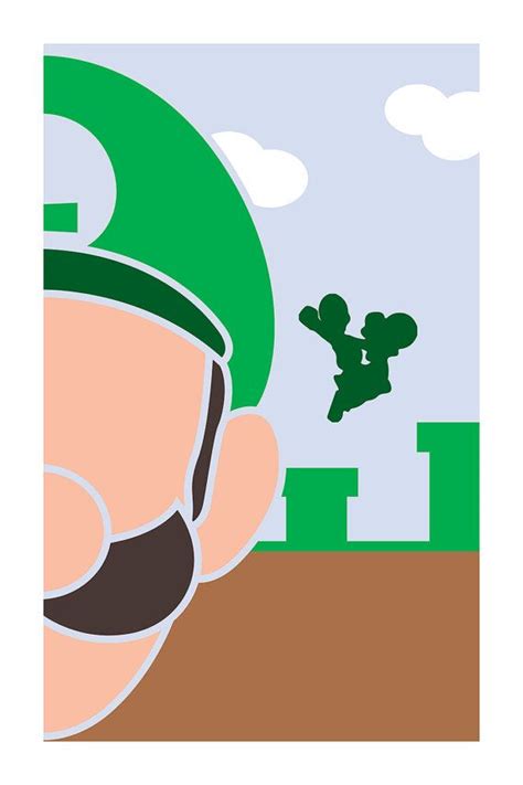 Super Mario Minimalist Mario And Luigi Set De 2020
