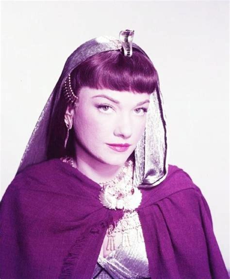 1956 Anne BAXTER incarne la Reine Nefertari dans le péplum de Cecil B