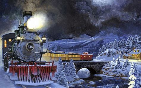 Winter Train Wallpapers Top Free Winter Train Backgrounds