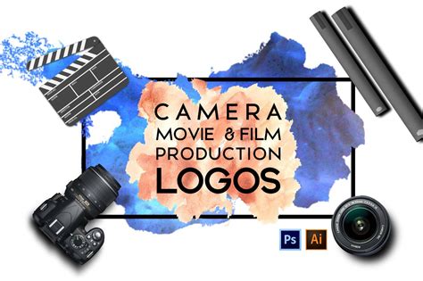 Cameramovie And Film Production Logos Branding And Logo Templates