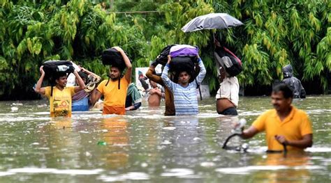 Weather Today Highlights Heavy Rains Lead To Water Logging In Part Of