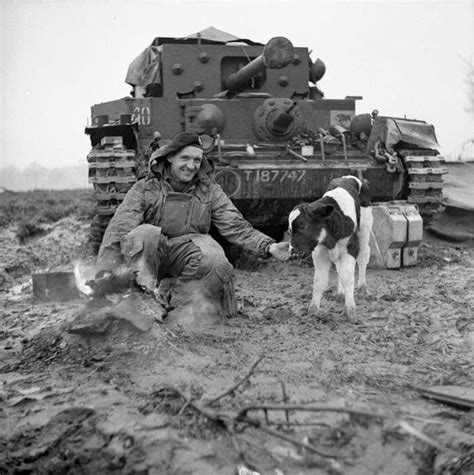A Cromwell Tank Crewman Of 11th Armoured Division Prepares A Brew