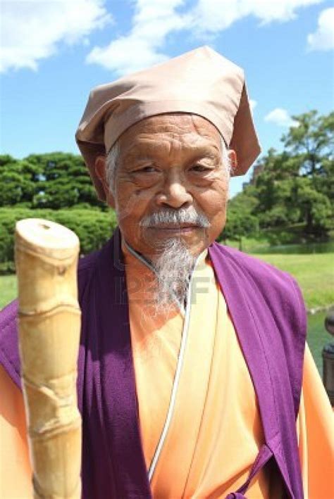 kagawa japan sept 11th 2011 japanese old man in costume japanese old man japanese