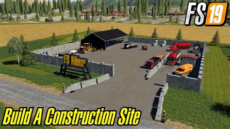 Fs Build New Construction Site Valley Crest Farm Map Farming