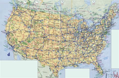 Wallmaps Of The United States Whatsanswer