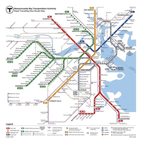 Red Line Subway Map Boston Floria Anastassia