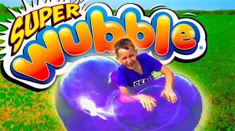 ОГРОМНЫЙ ШАР Обзор Super Wubble Bubble Ball Youtube