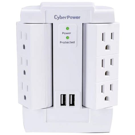 Cyberpower 6 Outlet Swivel Professional Surge Protector