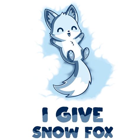 And The Arctic Fox Says I Give Snow Fox Cute Drawings Cute
