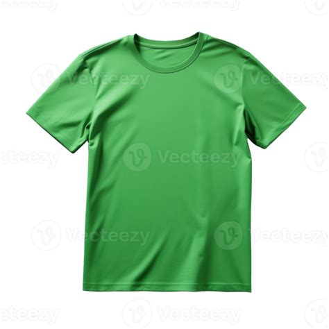 Green T Shirt Mockup Isolated 26431493 Png