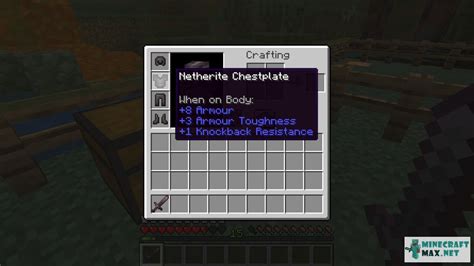 Netherite Chestplate How To Craft Netherite Chestplate In Minecraft