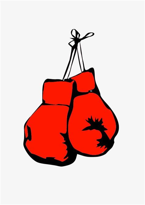 Red Boxing Gloves Clipart Hd PNG A Pair Of Red Boxing Gloves Cartoon Boxing Clipart Gloves