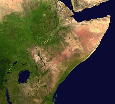 Horn Of Africa Map Where Is It Located Countries Facts