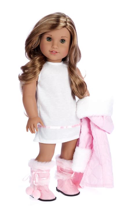 Cotton Candy Clothes For 18 Inch American Girl Doll Parka Coat