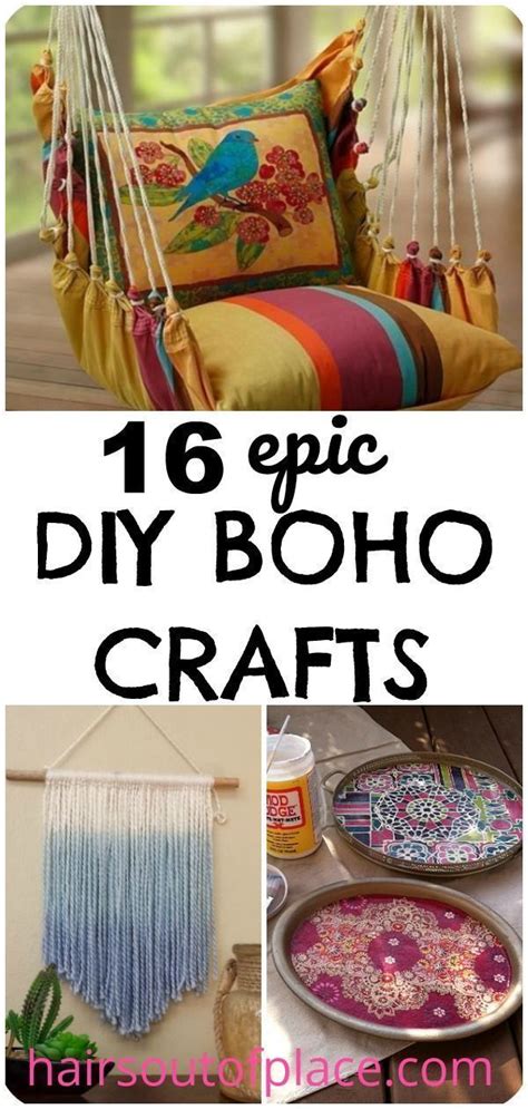 16 Diy Easy Boho Crafts For Your Boho Chic Room Boho Diy