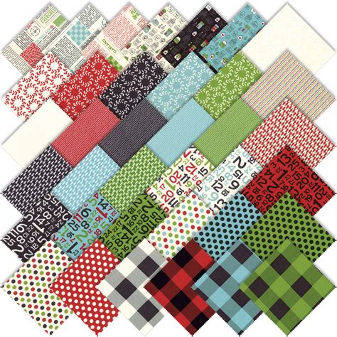 Moda Hometown Christmas Edition Fat Quarter Bundle By Sweetwater 5660ab