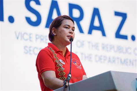Vp Sara Duterte Nanawagan Ng Pagkakaisa Sa Kabila Ng Mga Kinahaharap