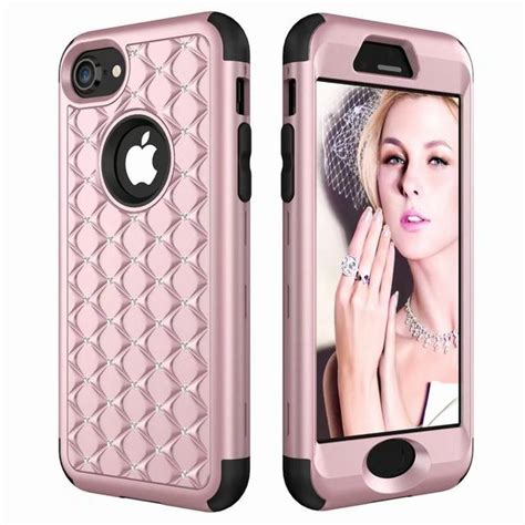Luxury Glitter Bling Rhinestone Cases For Iphone 8 Case Jewelled Cover