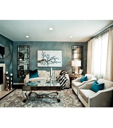Hollywood Regency Luxury White Living Room Decor Art