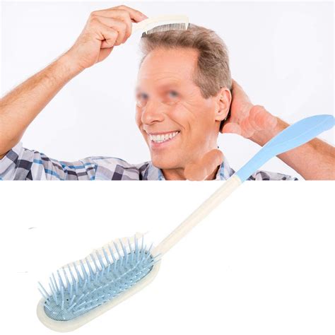 Long Reach Hairbrushes Long Handle Comb Hair Brush Anti