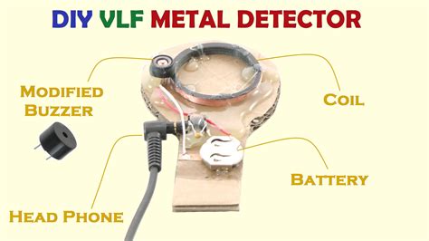 Diy Metal Detector Diy Kit Metal Detector Pirate K Ud A Normal Metal Detector Only Uses