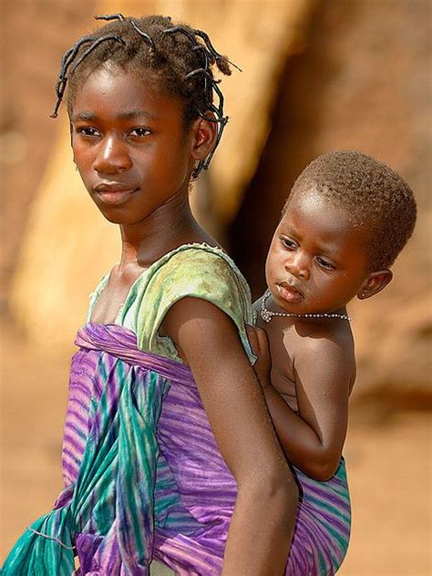 Burkina Faso African Children African Women Human Photography