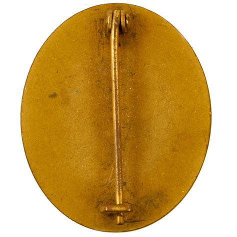 Original German Wwii Gold 1st Class Wound Badge In Original Box Unma