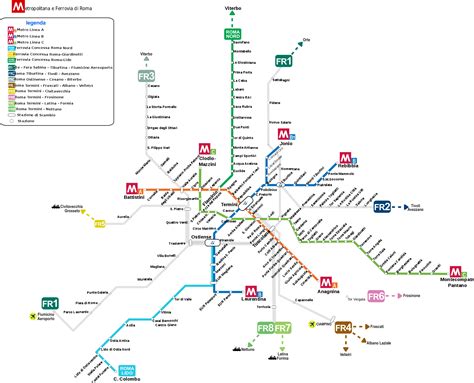 Scarica Mappa Metropolitana Roma
