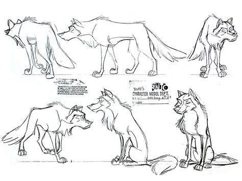 Living Lines Library Balto Characters Model Sheets