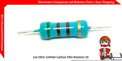 Jual 510 Ohm 12watt Carbon Film Resistor