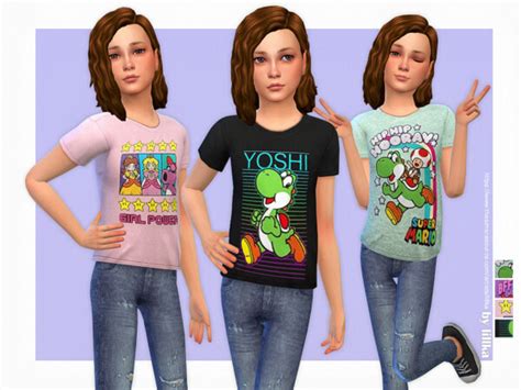 The Sims Resource T Shirt Collection Gp16 By Lillka • Sims 4 Downloads