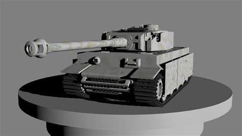 Tank Tiger 3d Model 3d Printable Cgtrader
