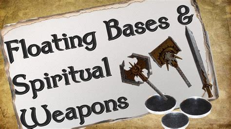 How To Make Floating Bases Spiritual Weapon Spell Effects For Dandd
