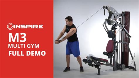 Inspire Fitness M3 Multi Gym Full Demo Youtube