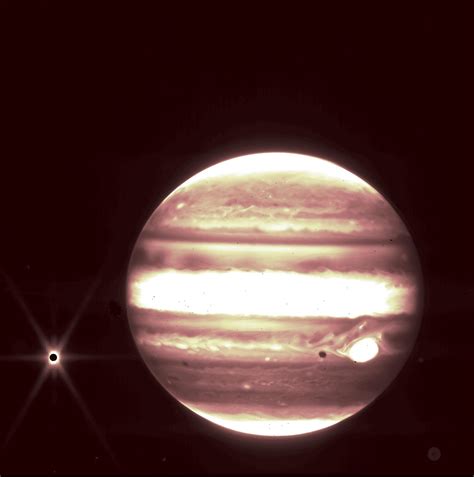 James Webb Space Telescope Captures The Planet Jupiter In Its Infrared Gaze