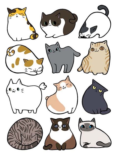 Cats Cats Cats Sticker Set On Storenvy
