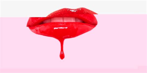 Dripping Blood From Mouth Psd Detail Drip Lips Official Blood Lips Png X Png Download