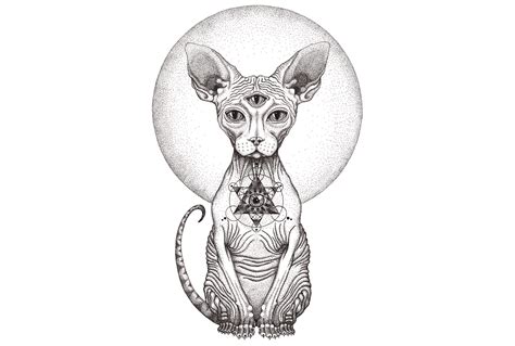 As with all tattoos, cat tattoos became common as people wanted to have them for the different symbolism they served. The Third Eye on Behance