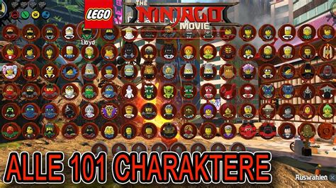 Alle 101 Ninjago Charaktere The Lego Ninjago Movie Videogame Gameplay
