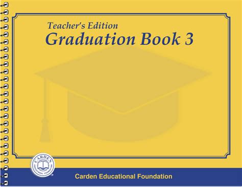 Ted Graduation Book 3 Teachers Edition The Carden Educational