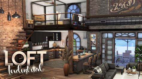 Download The Industrial Loft No Cc The Sims 4 Industrial Loft Kit